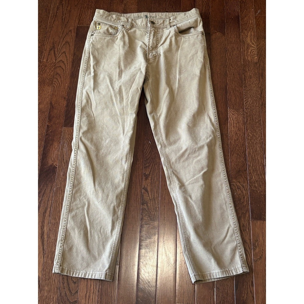 Duck Head 1865 Pants Mens 32x29 Brown Chino Flat Front 5-Pocket